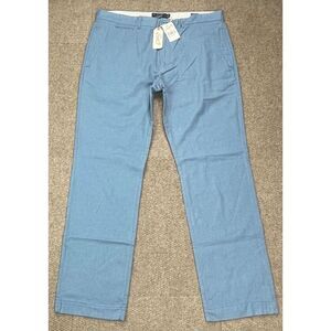 Grayers Clothiers Bombfell Provincial Blue 5 Pocket Mens Dress Pants Size  38x34